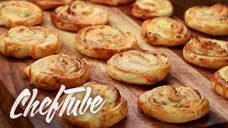 How to Make Puff Pastry Salmon Snails - Recipe in description