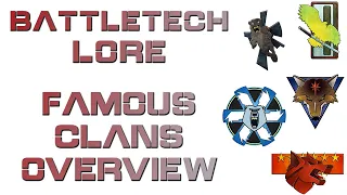 Battletech Lore - Famous Clans Overview