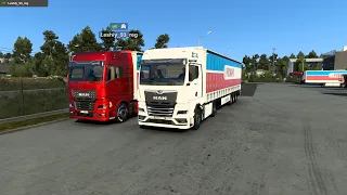 ETS 2 1.45  КОНВОЙ  НА MAN TGX 2022