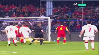 Montenegro vs Denmark 0-1 all goals 5-10-2017