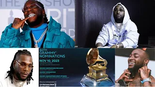 Why Burna Boy & Davido's Grammy nomination is a game-changer