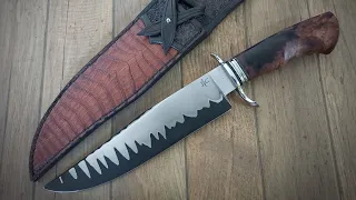 Faca Bowie em aço San Mai / Bowie Knife San Mai steel