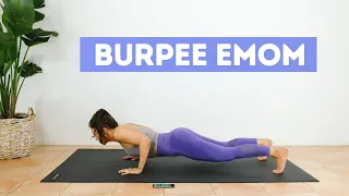 10 MIN AT HOME WORKOUT. NO EQUIPMENT. BURPEE EMOM CHALLENGE. LAUREN CHERRIE