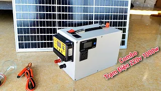 Chỉ hơn 2 triệu - Trạm Điện Lưu Động 220v Sin Chuẩn 1000w này không lo mất điện nữa