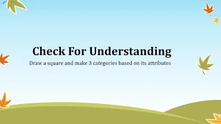 Attributes of Shapes 3rd Grade iReady lesson