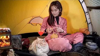 꽃샘추위 속, 정신없이 따뜻했던 나홀로 캠핑 (부제 : 고양이친구들 만들기🐱*6) / 솔로캠핑 / 고양이 / 나홀로여행