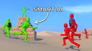 Smart AI Team vs NPCs with Overgrowth Ragdolls