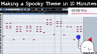 Attempting to Make a Spooky Video Game Theme in 10 Minutes || Shady Cicada