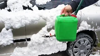 You just can not think of it !!! Foam generator from a plastic canister
