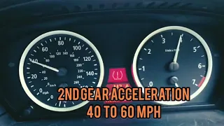 BMW e60 545i with 200,000 miles V8 acceleration 40 - 60 mph