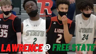 KC Run GMC PG's Match UP | Lawrence @ Free State | 2021 Zeke Mayo vs 2022 Mozae Downing