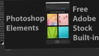 Adobe Stock in Photoshop Elements