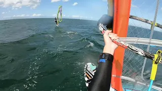 Neilpryde glide wind:  Windfoil first attempt