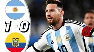 Argentina vs Ecuador 1:0 | 2026 World Cup Qualification | Match Highlights