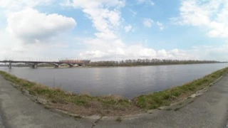 Bulwar Wiślany schodki Warszawa Kamera 360° 4K UHD 4/5 Google VR