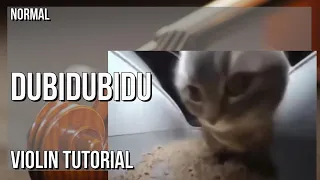 How to play Dubidubidu by Christell on Violin (Tutorial)