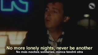 Paul McCartney - No More Lonely Nights - Subtitulado Español & Inglés