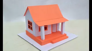 How to make paper house | Easy paper house making