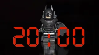20-Minute Action-Packed Lego Batman Countdown Timer 🦇💨 High-Energy Music & Alarms