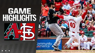 D-backs vs. Cardinals Game Highlights (4/24/24) | MLB Highlights