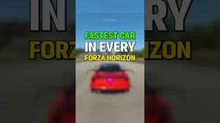 The FASTEST Car in EVERY Forza Horizon!