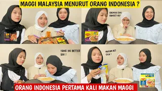 orang INDONESIA pertama kali makan MAGGI malaysia  be like !