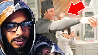 ClarenceNyc Reacts To Ari & MoneyBaggYo Cooking Dinner! Valentines Edition