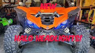 Halo Headlights Install YXZ1000R