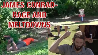 JAMES CONRAD'S TOP 3 DISC GOLF RAGES AND MELTDOWNS  *Warning- Graphic Content, Not Safe For Work*