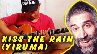 Kiss The Rain (Yiruma) - Alip ba ta COVER gitar reaction (singing)@Alip_Ba_Ta.