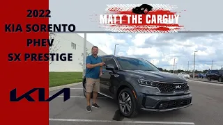 2022 Kia Sorento Plug in Hybrid SX Prestige is an amazing SUV. In depth review, walk around, drive.