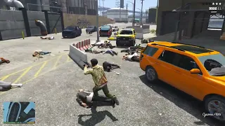 GTA 5 RDE 4.0.1 - Vagos vs Salva Gang War + Ten Star Escape