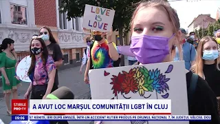 Marș al comunității LGBT în Cluj-Napoca: ”Avem dreptul să ne iubim și avem dreptul la familie”