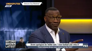 Shannon Sharpe Strong react to AB apologizes for Twitter rant: "I love football and I miss it"