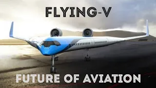 Flying-V Future Of Aviation scale model maiden flight