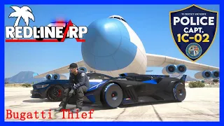 GTA 5 Roleplay - Redline - Bugatti Thief Escapes In Planes ! #142