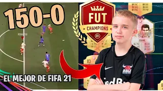 ASÍ JUEGA EL MEJOR JUGADOR DE FIFA 21! | 150-0 EN FUTCHAMPIONS