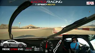 Mid-Engine Showdown: C8 Z06 vs GT4 RS at SpeedVegas - mid-54sec laps