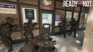 SWAT Team Neutralizes Terror Threat, restoring order at postal services office|Ready Or Not|Gameplay