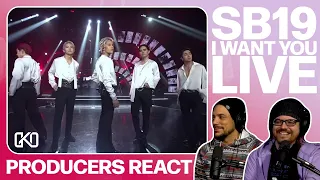 PRODUCERS REACT - SB19 I Want You Live Performance Reaction