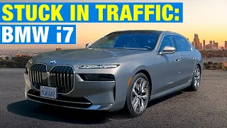 TRAFFIC TESTED: 2023 BMW i7 | Luxury, Technology, Comfort & More!