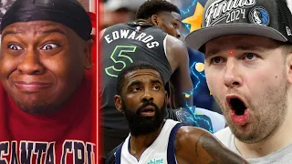 LUKA AND BROTHER IRVING DESTROYED ANT! 😂 MAVS VS TIMBERWOLVES GAME 5 *REACTION* TATUM IN TROUBLE!