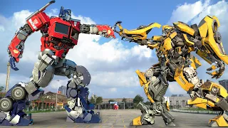 Transformers: The Last Knight - Optimus Prime vs Bumblebee Full Movie | Paramount Pictures [HD]