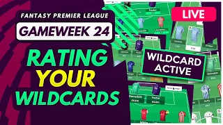 FPL GW24 RATING YOUR WILDCARD TEAMS! - Best/Worst Gameweek 24 Wildcards | Fantasy Premier League