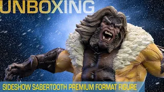 Unboxing Marvel Sideshow Sabretooth Premium Format Figure Exclusive