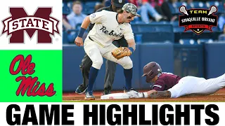 #22 Mississippi State vs Ole Miss Highlights [G3] | NCAA Baseball Highlights | 2024 College Baseball