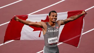 Canadian sprinter Andre De Grasse wins 200m gold in Tokyo