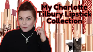 Swatching My Entire Charlotte Tilbury Lipstick Collection | Try-On & Review