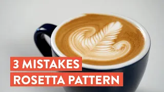 Latte Art Rosetta Pattern: 3 common mistakes and how to avoid