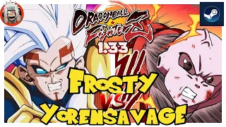 DBFZ Frosty vs Yoren_Savage (SuperBaby2, VegetaSSB, Jiren) Vs (VegetaSSB, Jiren, Janemba)